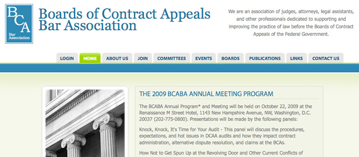 Board of Contract Appeals Bar Association