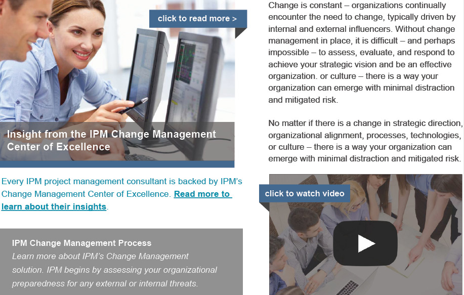Integrated Project Management – Email Marketing