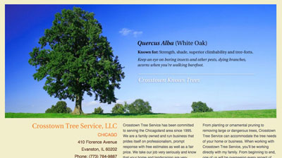 Crosstown Tree Service Mobile-Friendly Website